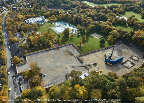 21.10.2025 - Geothermie-Baustelle am Michaelibad in Berg am Laim und Neuperlach